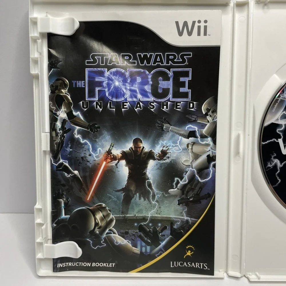 Lot of 2 – Star Wars: The Force Unleashed I & II (Nintendo Wii) – Complete